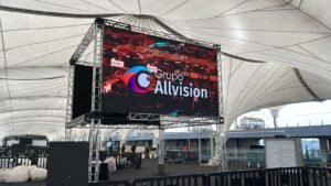 aluguel de painel de led profissional para eventos e totem interativo touch screen para feiras e congressos