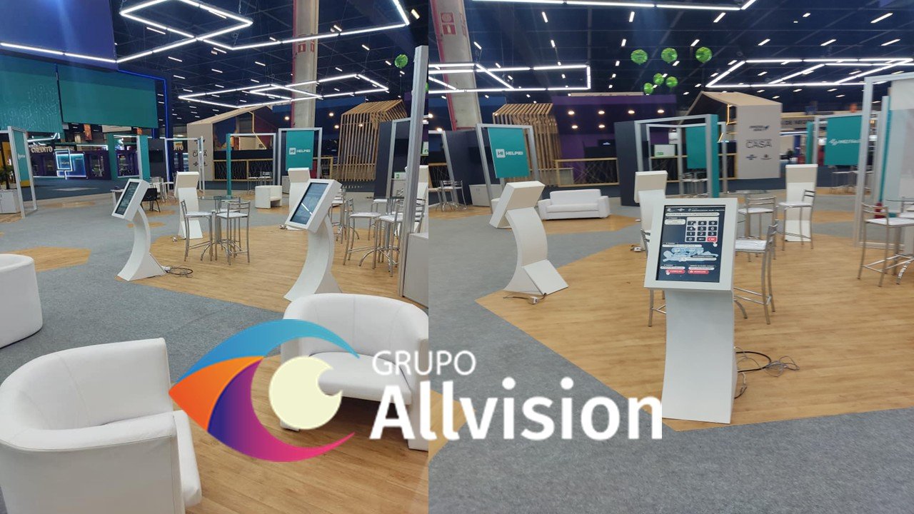 Aluguel de Equipamentos Audiovisuais com Painéis de LED, TVs e Totens Interativos para Feiras em Recife