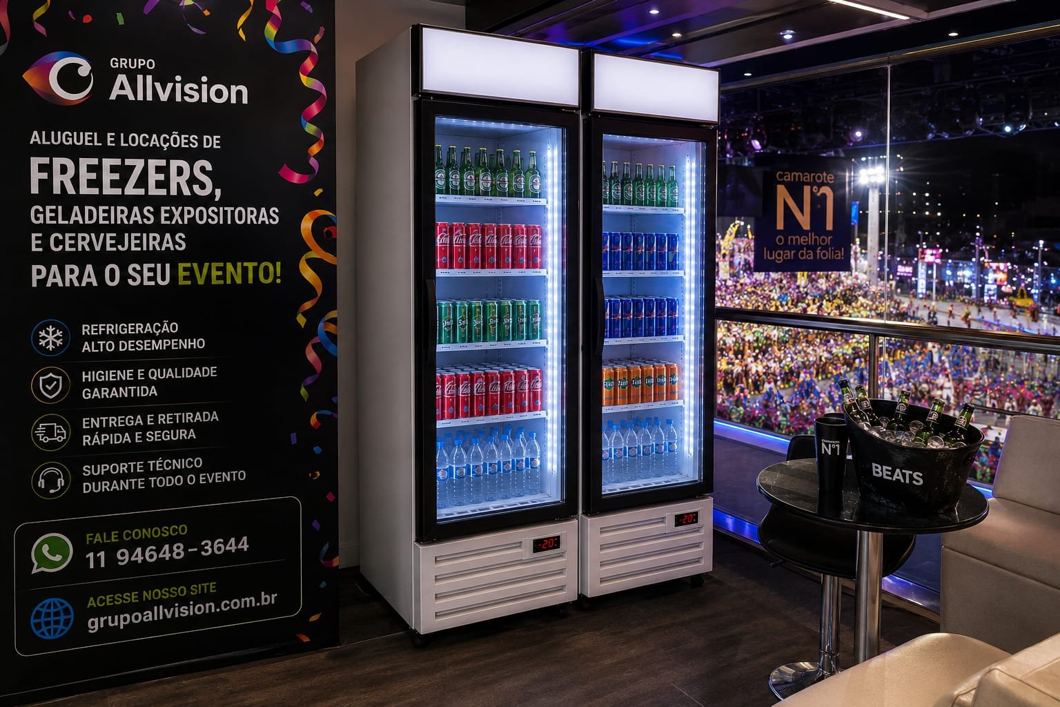 Aluguel de geladeira expositora -ALUGUEL DE FREEZER CERVEJEIRA GELADEIRA EXPOSITORA ALUGUEL DE AR PORTATIL EM RECIFE PE 2026