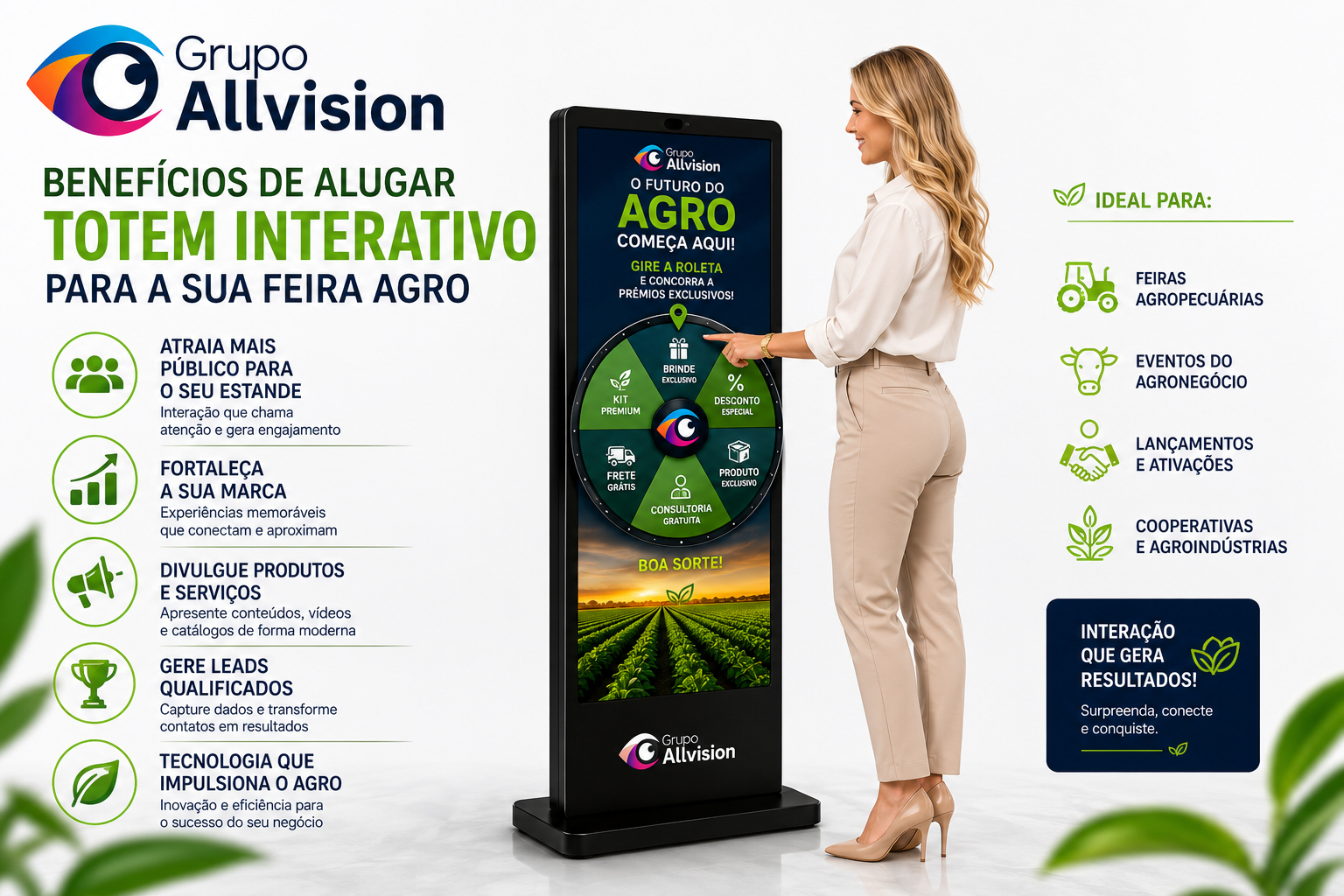 Locação de Totens Touch Evento -Aluguel de Totens Interativos para Eventos RECIFE E Maceió Alagoas EM 2026