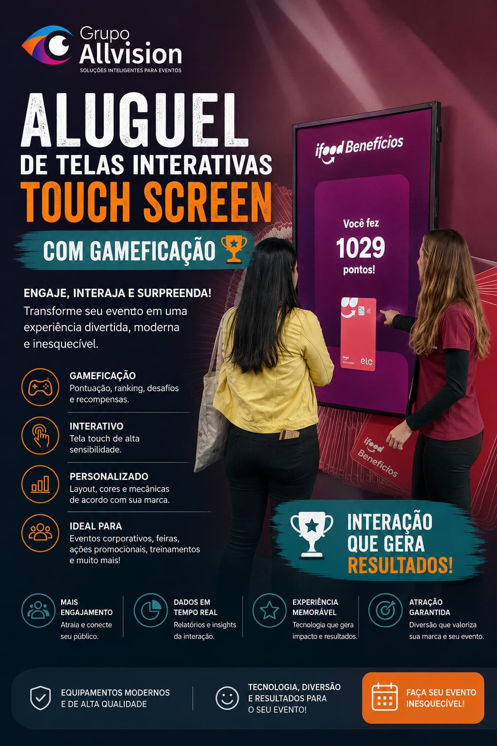 ALUGUEL DE Games interativos para Eventos - Totem Touch para Eventos EM RECIFE E Maceió  Alagoas 2026
