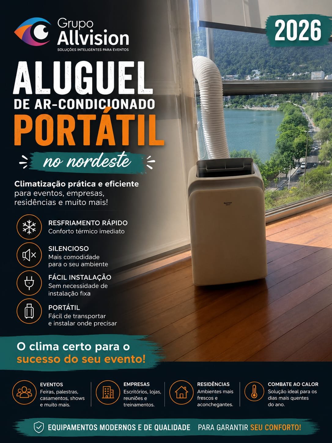 aluguel de ar-split / janela - Refrigeração em recife Maceió e Aracaju, em 2026