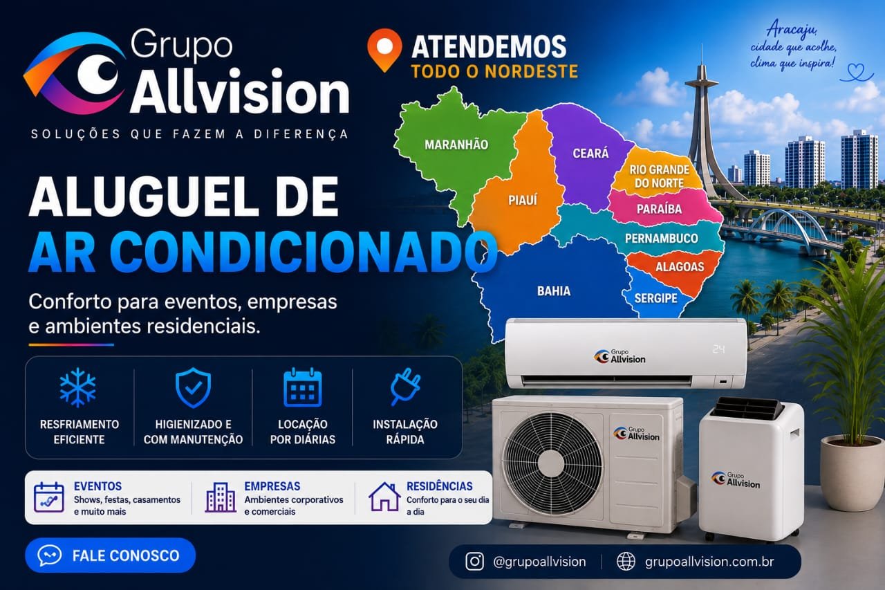 aluguel de ar-split / janela - Refrigeração em recife Maceió e Aracaju, em 2026