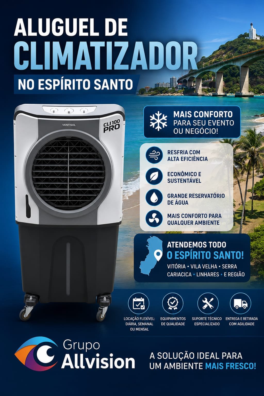 aluguel de ar-split / janela - Refrigeração em recife Maceió e Aracaju, em 2026