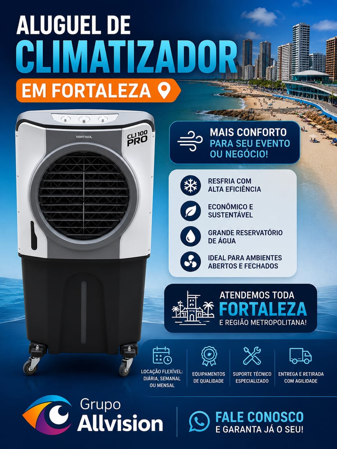 aluguel de ar-split / janela - Refrigeração em recife Maceió e Aracaju, em 2026