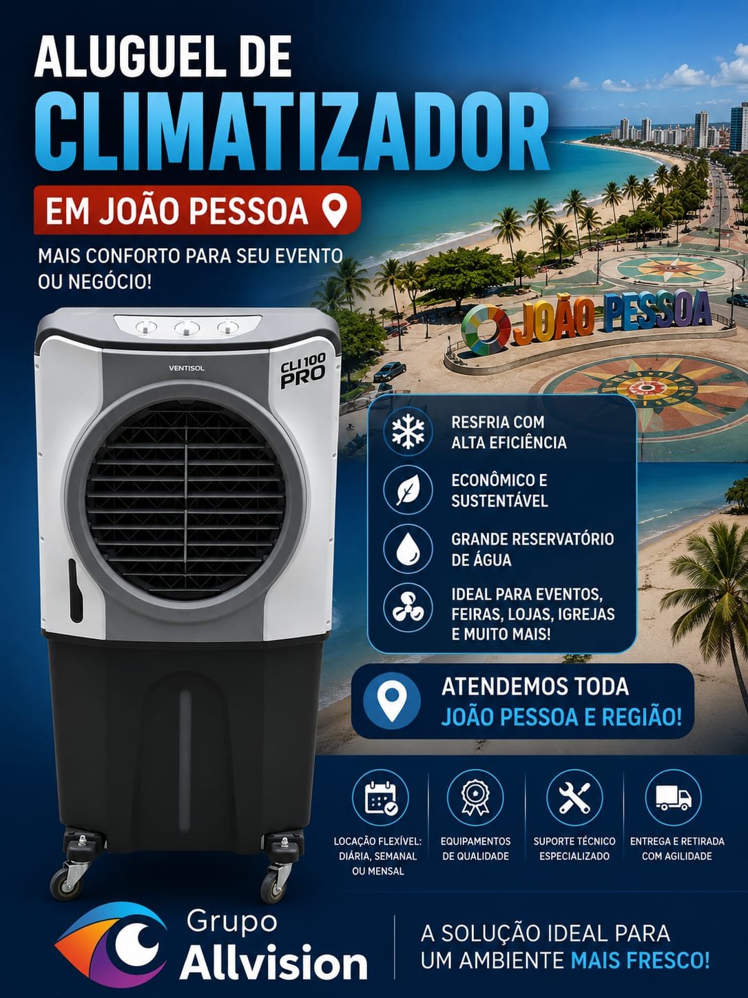 aluguel de ar-split / janela - Refrigeração em recife Maceió e Aracaju, em 2026